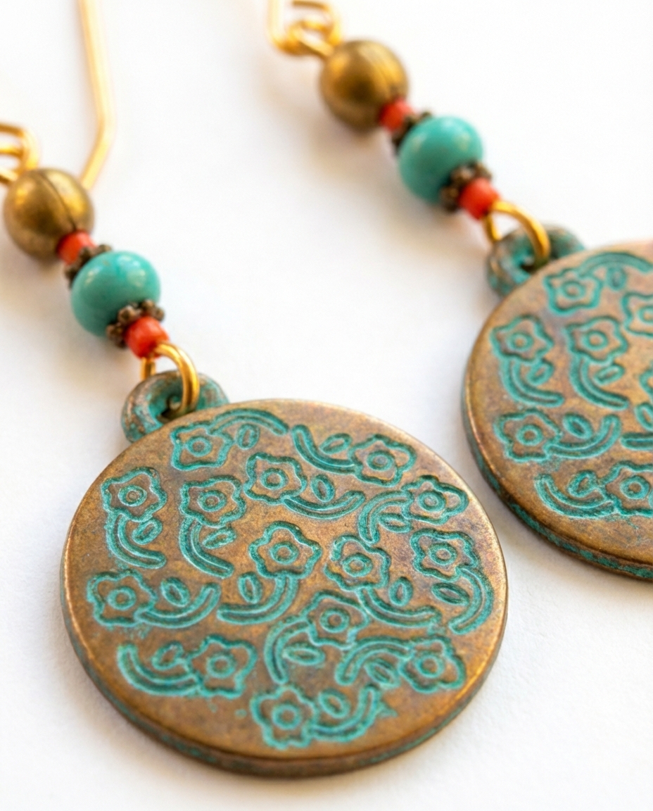 Portrait-oriented jewelry campaign output.