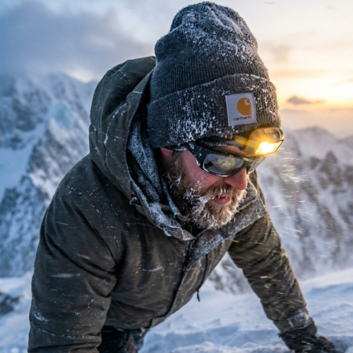 Lifestyle campaign image with ambient scene context.